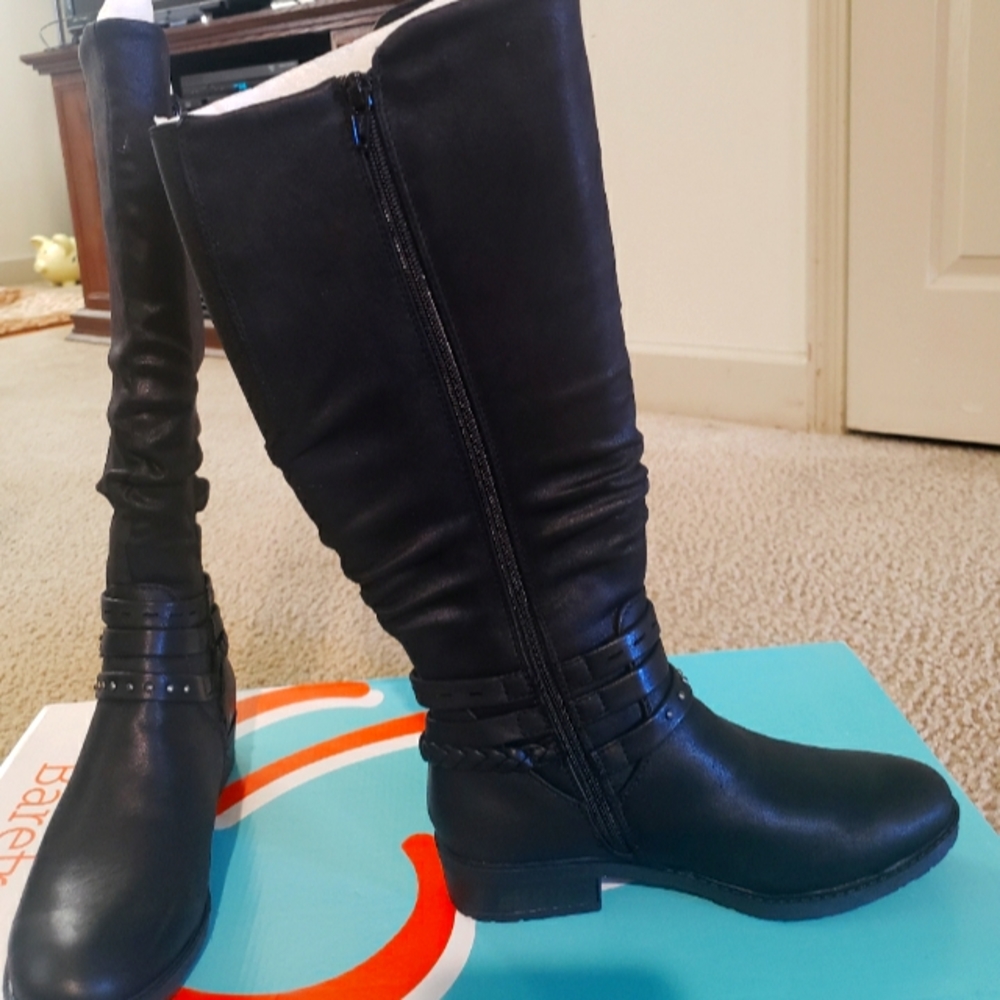 Leather boots from Belk Department store (brand new)
